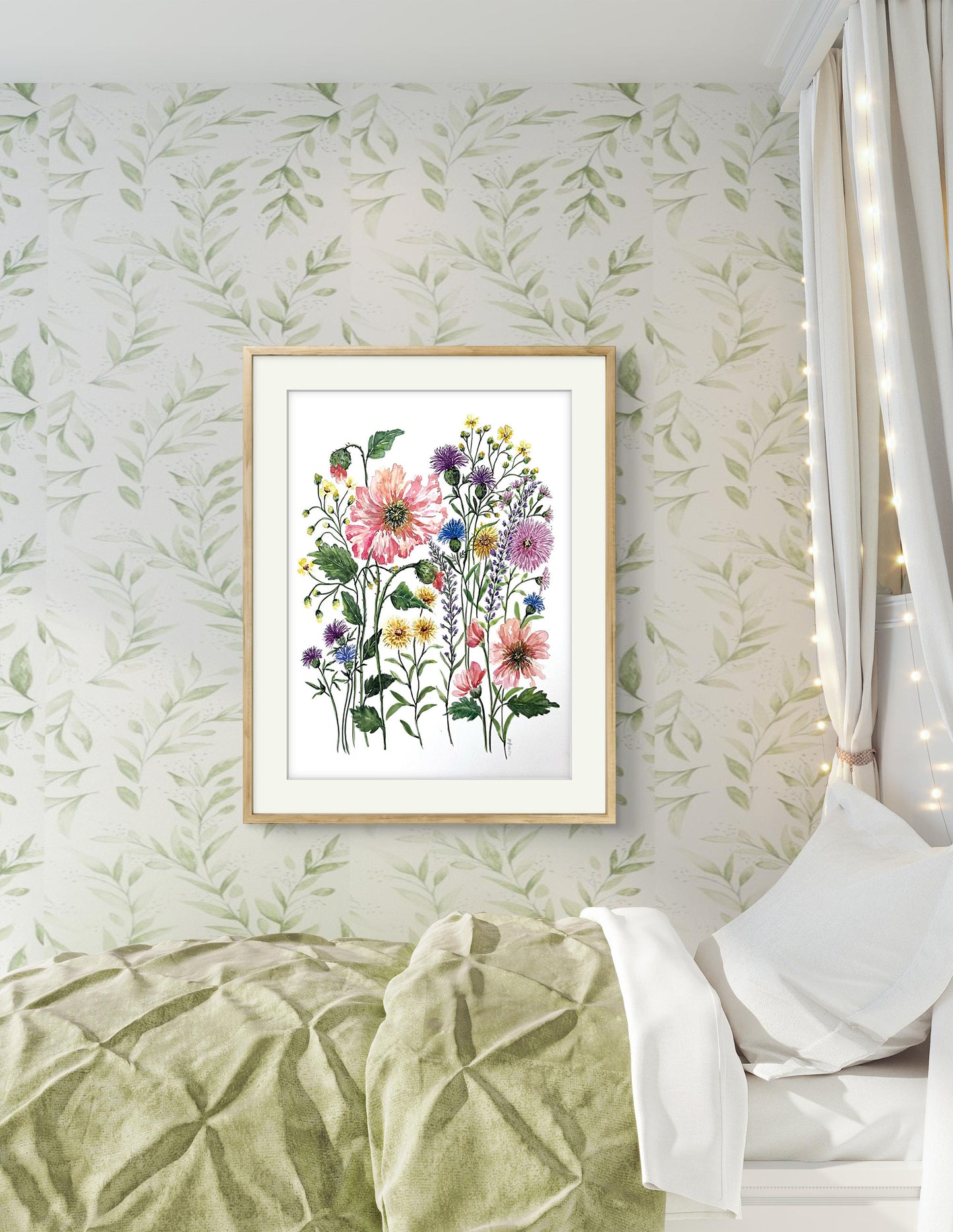 Wild Flower Original Watercolour Painting