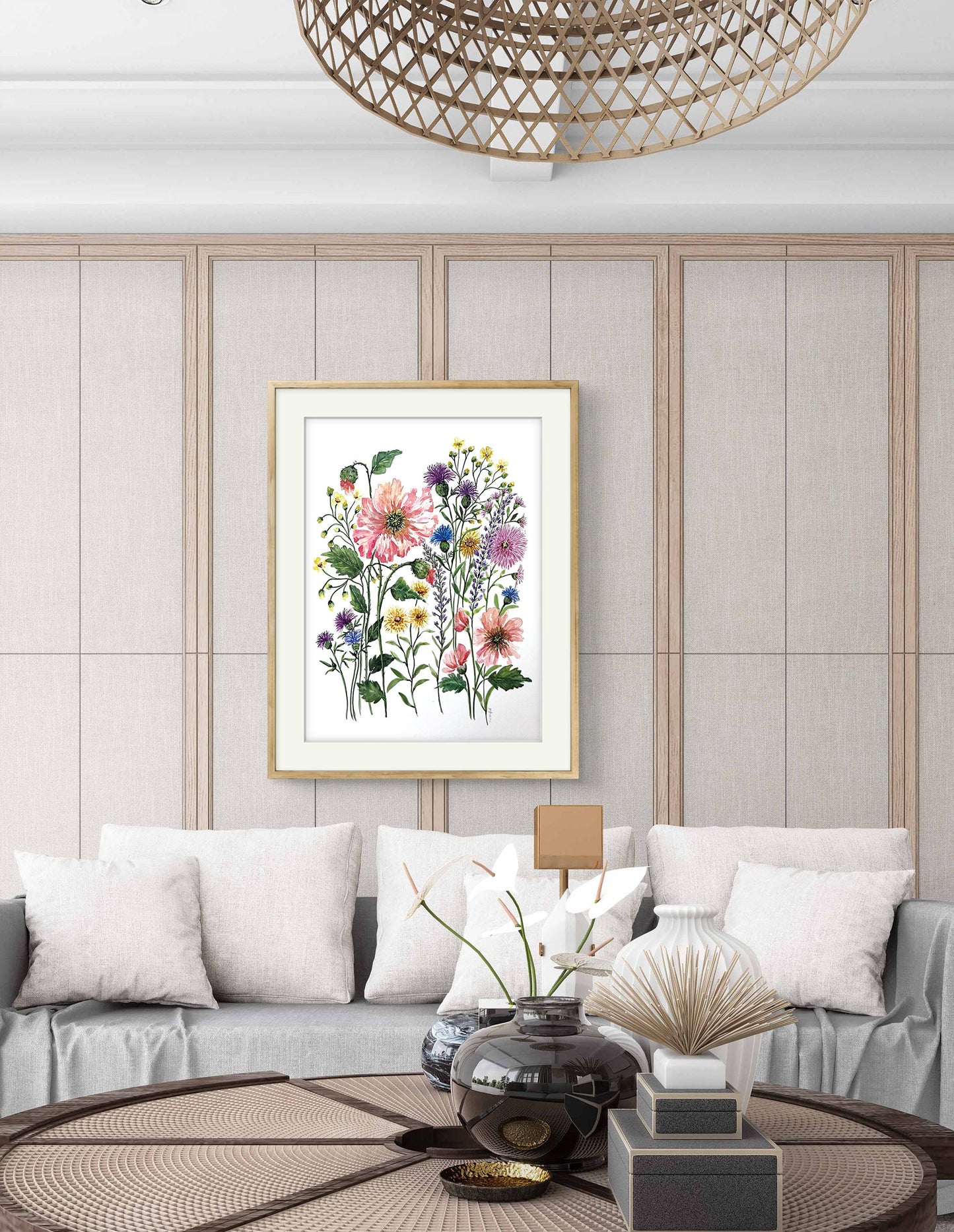 Wild Flower Original Watercolour Painting