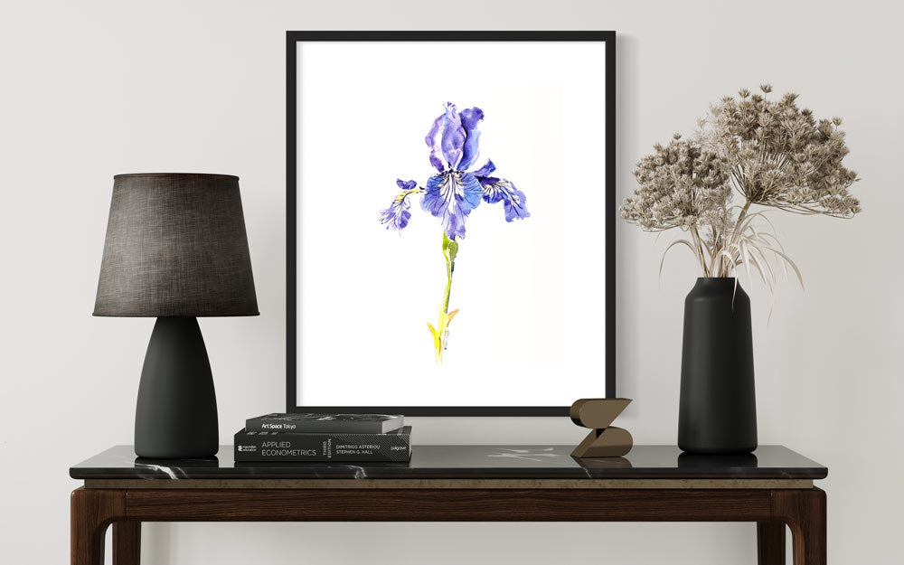 Flower Painting, Iris Beauty by Whistler BC Artist of Art Like That