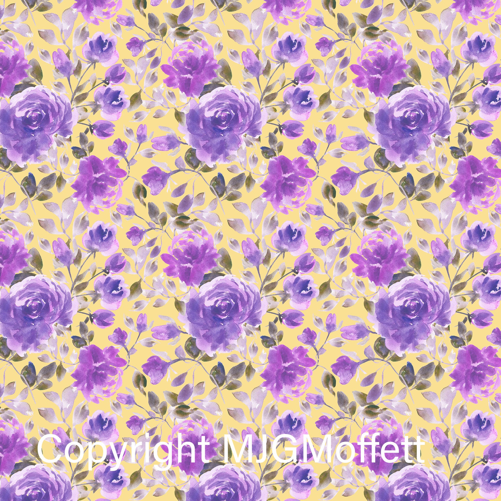 mulberry and purple roses on yellowCustom designed Fabrics By Art Like That.  Available in 8 types of fabric, cotton silk, Silk habotai,Silk Modal, organic cotton hemp,  Cashmere Modal, Cotton Linen Canvas, Linen, wide cotton Sateen.  Can be purchased by the meter. Unique one of a kind fabrics. Perfect for all sewing needs.