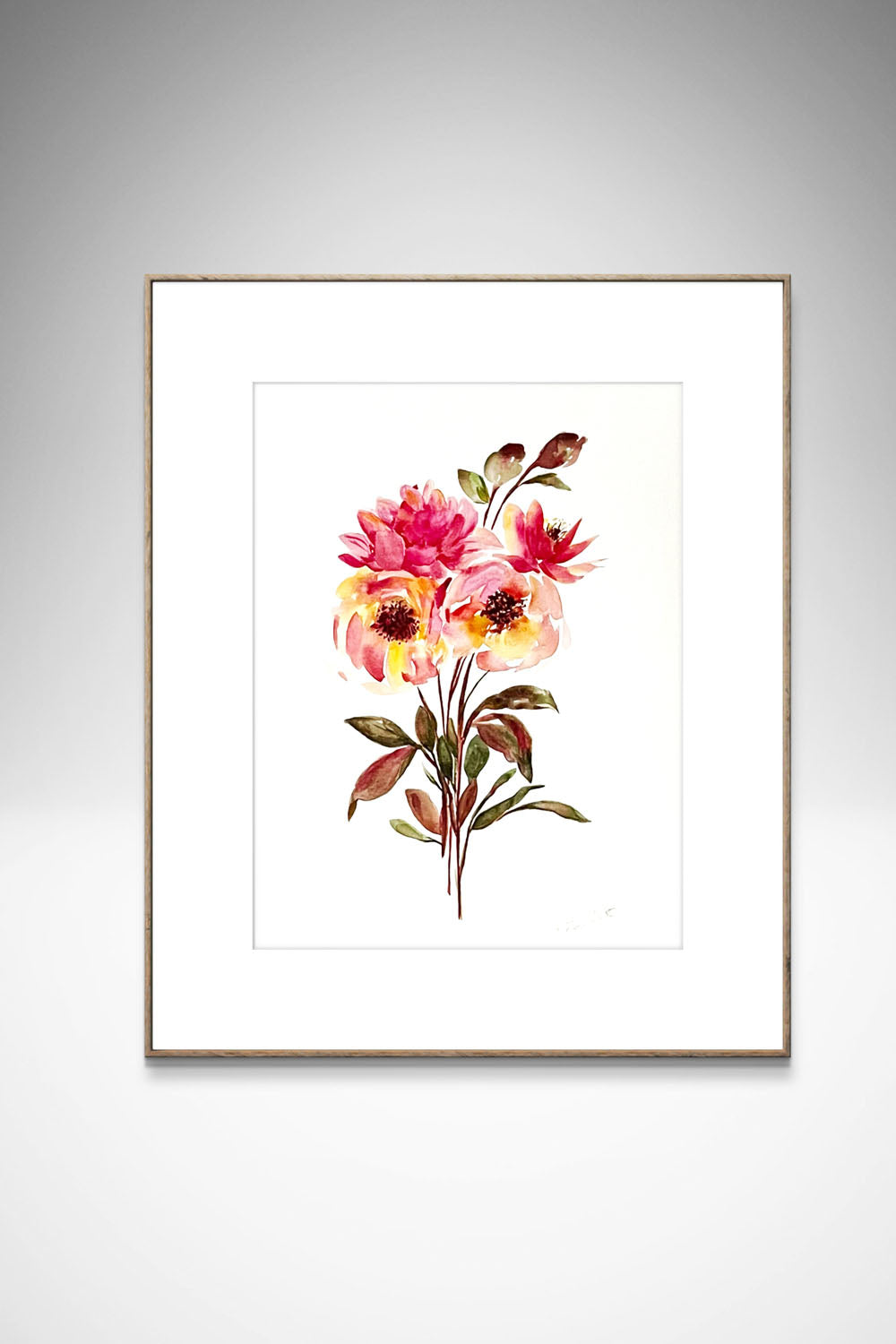 For The Love of Roses An Original Watercolour Flower Painting